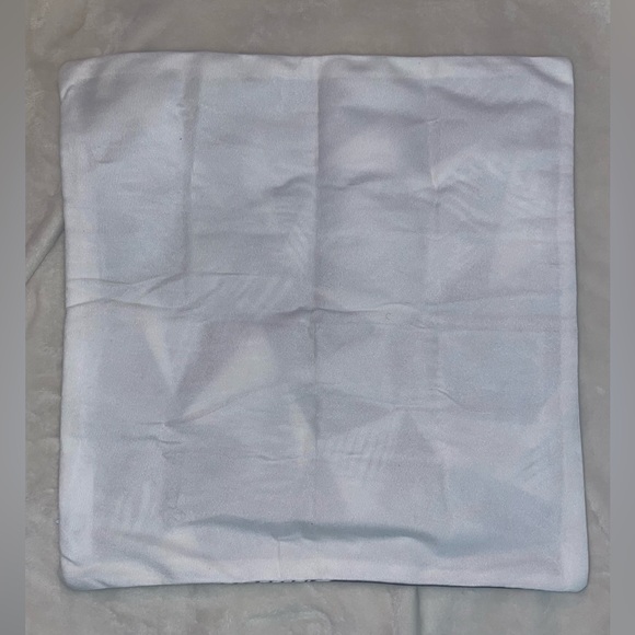 18x18 Geometric Black and White Pattern Pillow Case - Picture 4 of 4